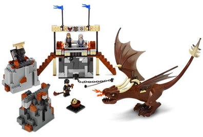 LEGO Set-Harry and the Hungarian Horntail-Harry Potter / Goblet of Fire-4767-1-Creative Brick Builders